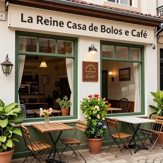 Descubra La Reine Casa de Bolos e Café