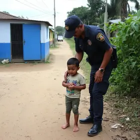 menino de 6 anos encontrado sozinho